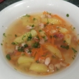 гороховый суп с копченой куриной грудкой