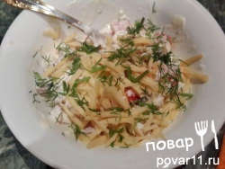 Салат с копченой курицей