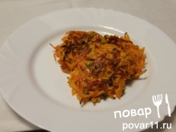 Морковные оладьи