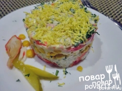 Салат с крабовыми палочками